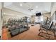 Well-equipped gym with treadmills, weight machines, and ample workout space at 539 Turquoise Way, Fort Mill, SC 29708