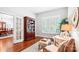 Comfortable sitting area featuring natural light, stylish decor and french doors at 5424 Morris Hunt Dr, Fort Mill, SC 29708