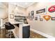 This room features a bar area, decorated with sports memorabilia at 6873 Pine Moss Ln, Clover, SC 29710