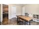 Bonus room with table and cabinetry, viewed from doorway at 6873 Pine Moss Ln, Clover, SC 29710