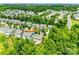 Residential neighborhood with tree coverage and homes with large, manicured lawns at 7930 Kelburn Ln, Charlotte, NC 28273