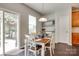Cozy dining area with natural light and access to the outdoor area at 7930 Kelburn Ln, Charlotte, NC 28273