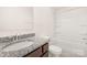 Bathroom features a shower/tub combo and a single granite sink at 124 Canada Dr # 45, Statesville, NC 28166