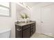 Bathroom features granite countertops and large mirror above the sink at 124 Canada Dr # 45, Statesville, NC 28166