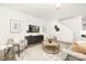 Comfortable living space with modern furniture, stylish decor, and a wall-mounted TV at 124 Canada Dr # 45, Statesville, NC 28166