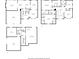 Detailed floor plan of the home's three levels, illustrating room dimensions and layout, including bedrooms, kitchen, and living spaces at 133 37Th Avenue Nw Pl, Hickory, NC 28601