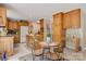 Spacious kitchen with an island, a breakfast table, and light oak cabinetry at 133 37Th Avenue Nw Pl, Hickory, NC 28601