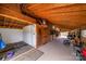 Interior of barn featuring wooden walls, a wash station, and multiple horse stalls at 2310 Gill Jordan Rd, Chester, SC 29706
