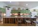 Updated kitchen with large island, modern appliances, and seating at 2310 Gill Jordan Rd, Chester, SC 29706