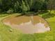 Aerial view of the pond, showing its size and proximity to the property at 2818 Neill Rd, Lancaster, SC 29720