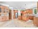 Spacious kitchen with wooden cabinets, stainless steel appliances, and a center island at 3204 Mcpherson St, Waxhaw, NC 28173