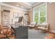 Staged office space with a large window providing natural light at 3204 Mcpherson St, Waxhaw, NC 28173
