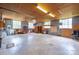 Spacious unfinished basement featuring concrete floor and block wall construction, ready for customization at 34 Admiral Sw Ave, Concord, NC 28027
