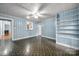Bonus room features a unique tile floor and built-in shelves at 34 Admiral Sw Ave, Concord, NC 28027