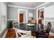 Dining room featuring hardwood floors and views into other rooms at 34 Admiral Sw Ave, Concord, NC 28027