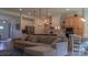 Comfortable living space with bar seating, seamless access to the modern kitchen, and ample room to relax and entertain at 4710 Old Pageland Marshville Rd, Monroe, NC 28112