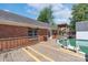 Large deck features an above ground pool and plenty of room for entertaining at 500 Belleview Rd, Rock Hill, SC 29730