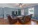 Cozy living room offers ample seating, modern TV, and hardwood flooring at 500 Belleview Rd, Rock Hill, SC 29730