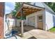 Covered patio includes space for grilling and relaxing at 500 Belleview Rd, Rock Hill, SC 29730