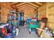 Inside of the shed with ample storage and various tools and equipment, showcasing the functionality of the space at 5016 Old Pine Ln, Cherryville, NC 28021