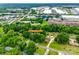 Aerial view of the property at 504 Amon Ln, surrounded by lush greenery in a developed area at 504 Amon Ln, Pineville, NC 28134