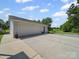 Detached two car garage with long driveway, for storage and parking at 714 Helms Efird Rd, Marshville, NC 28103