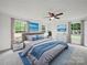 Relaxing main bedroom with a plush bed, stylish decor, and plenty of natural light at 714 Helms Efird Rd, Marshville, NC 28103