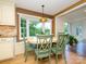 Cozy breakfast nook with a bay window offering natural light and scenic views at 7356 Terrace Dr, Charlotte, NC 28211