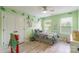 ' bedroom with safari animals on the walls, featuring white doors and trim at 85017 Newloch Ct, Lancaster, SC 29720