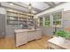 Sophisticated home office featuring built-in bookshelves and a large desk at 102 Antioch Plantation Dr # 18, Matthews, NC 28104
