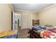 Cozy bedroom featuring hardwood floors, closet doors, and a comfortable sleeping space at 1081 Long Dr, Newton, NC 28658