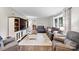 Bright and airy living room with plush seating, a large entertainment center, and stylish accents at 1081 Long Dr, Newton, NC 28658