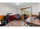 Cozy office space with a wooden desk and a window view to the outside at 1081 Long Dr, Newton, NC 28658