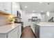 Gourmet kitchen with stainless appliances, quartz countertops, and ample cabinet space at 12637 Belmont Mansion Dr, Charlotte, NC 28273