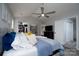 Stylish bedroom featuring ample closet space, sleek furniture, and modern design for a clutter-free lifestyle at 12719 Walking Stick Dr, Charlotte, NC 28278