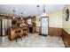 Charming kitchen featuring an island with bar seating, stainless steel appliances, and wooden cabinetry at 2078 Valley View Ln, Lincolnton, NC 28092