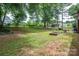 This spacious backyard has a wood fence and plenty of room for activities at 2418 Live Oak Ct, Gastonia, NC 28056
