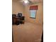 Bedroom with neutral carpeting and a window offering natural light, creating a cozy and adaptable space at 2461 Ridgecrest Dr, Stanley, NC 28164
