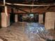 Crawlspace features cinder block piers and plastic sheeting vapor barrier at 2461 Ridgecrest Dr, Stanley, NC 28164