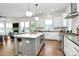 Open kitchen concept with a central island, stainless steel appliances, and seamless flow to the living area with great layout at 2600 Palm Ave, Charlotte, NC 28205
