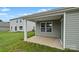 Covered back porch with a concrete patio and view of the green backyard at 2656 Goose Fair Rd # 126, Maiden, NC 28650