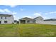 Spacious backyard featuring green grass and a white fence at 2656 Goose Fair Rd # 126, Maiden, NC 28650