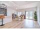 Light-filled dining area adjoins the kitchen with easy access to the outdoor area at 2836 Rosemeade Dr, Monroe, NC 28110