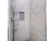 Modern tiled shower with built-in niche and sleek fixtures for a spa-like experience at 2836 Rosemeade Dr, Monroe, NC 28110