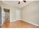 Spacious bedroom with gleaming hardwood floors and two closets at 5052 Ashley Pl, Bessemer City, NC 28016