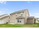 Backyard features a well maintained lawn and patio at 5160 Thomasville Dr # 123, Belmont, NC 28012