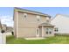 Backyard features a well maintained lawn and patio at 5160 Thomasville Dr # 123, Belmont, NC 28012