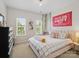 Charming bedroom featuring a comfy bed and bright, natural light at 538 Fairwoods Dr, Huntersville, NC 28078