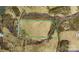 Aerial view of the property highlighting the lot lines at 6714 Old Shelby Rd, Vale, NC 28168