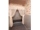 The bathroom features a combination tub and shower with swan themed wallpaper at 6714 Old Shelby Rd, Vale, NC 28168